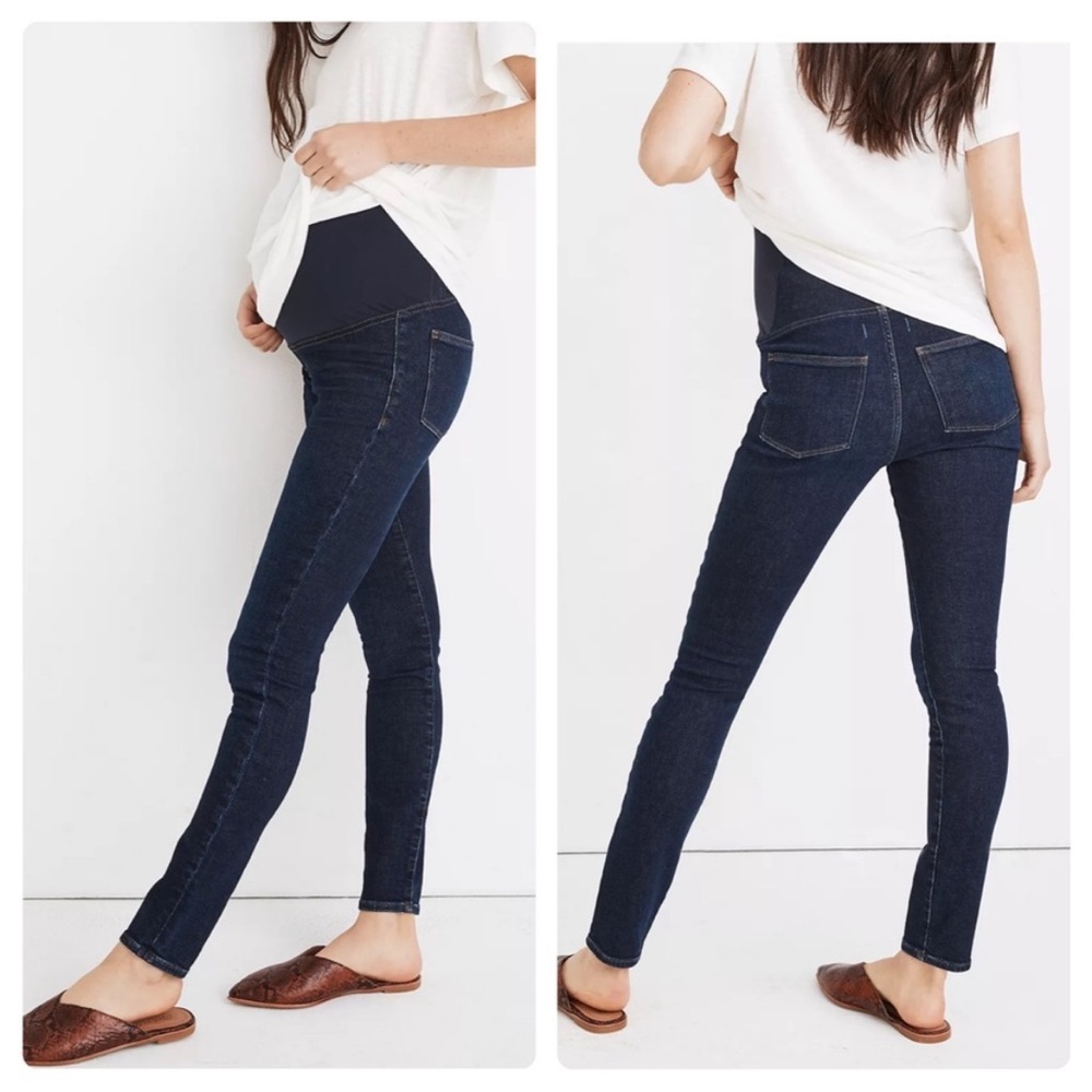 Madewell Maternity Over-The-Belly Skinny Jeans MB508 Tencel Size 28